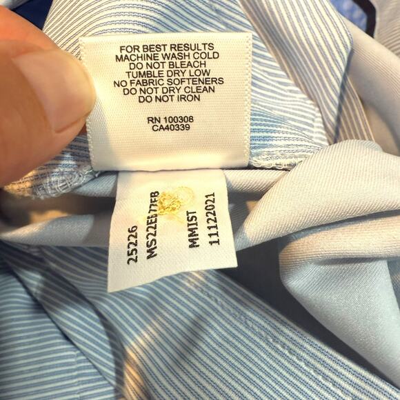 Peter Millar Pants Mens 38 x 34 Light Blue 5 Pocket Crown Golf Performance - Picture 11 of 13